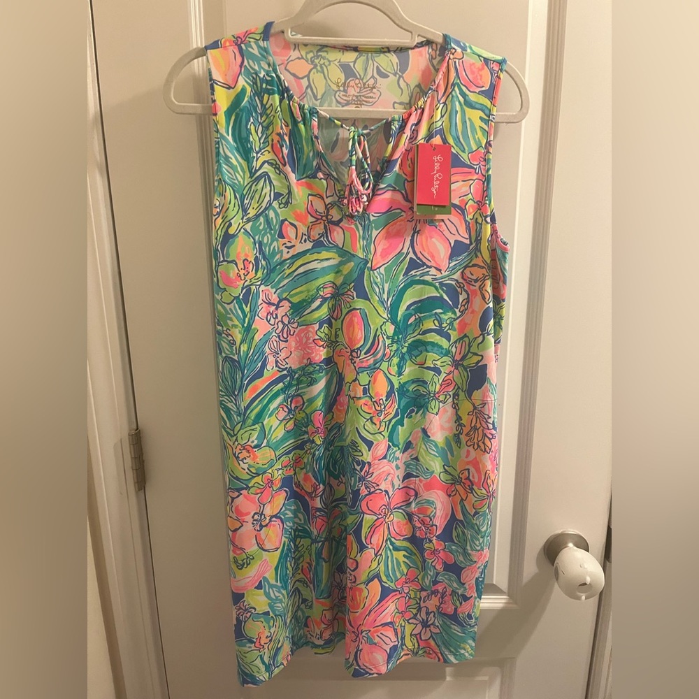 Lilly Pulitzer Colorful Floral Sleeveless Dress